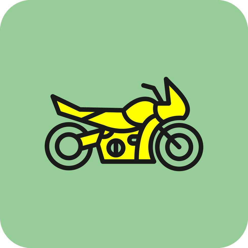 Motorbike Vector Icon Design