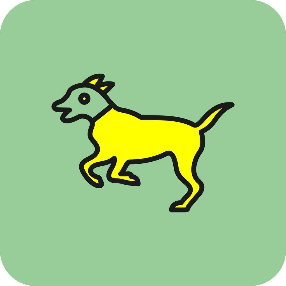 diseño de icono de vector de perro