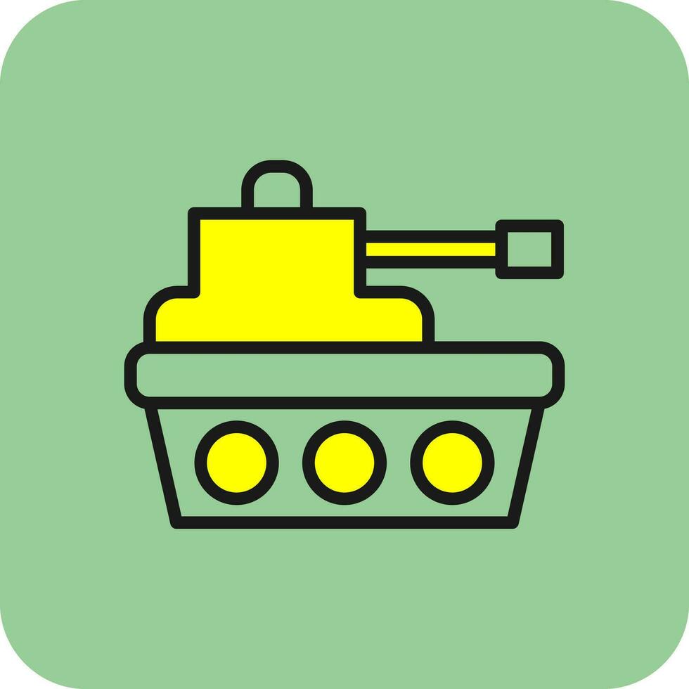 Tank Vector Icon Design