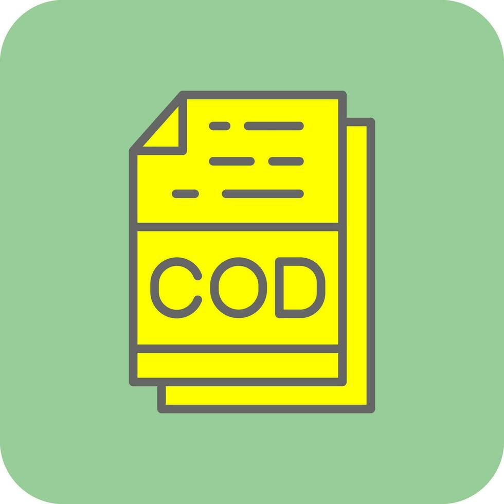 Cod Vector Icon Design