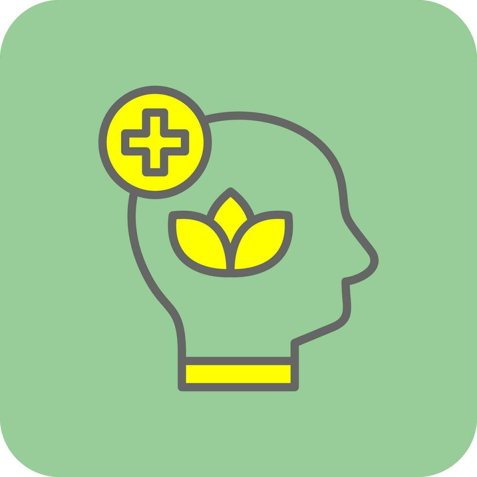 diseño de icono de vector de salud mental