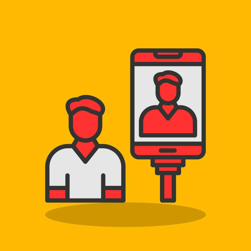 Selfie Vector Icon Design