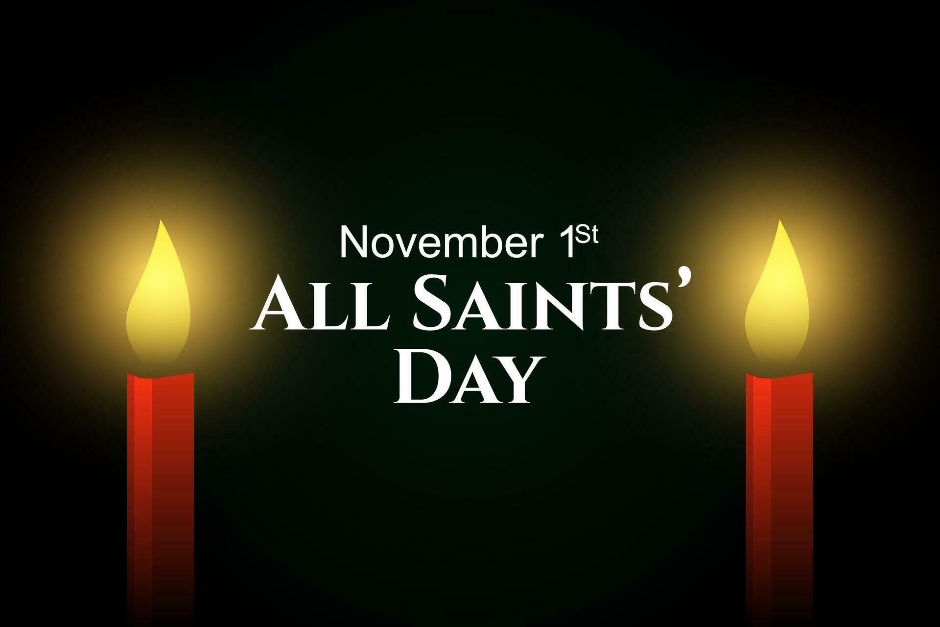 Vector Illustration of All Saints