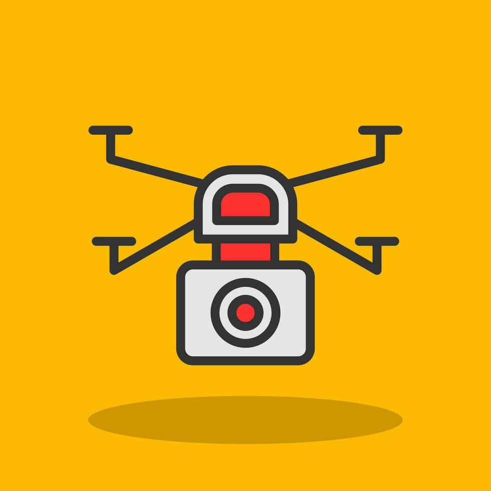 Drone Vector Icon Design