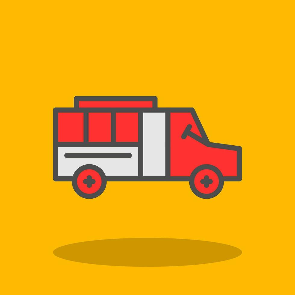 School bus Vector Icon Design