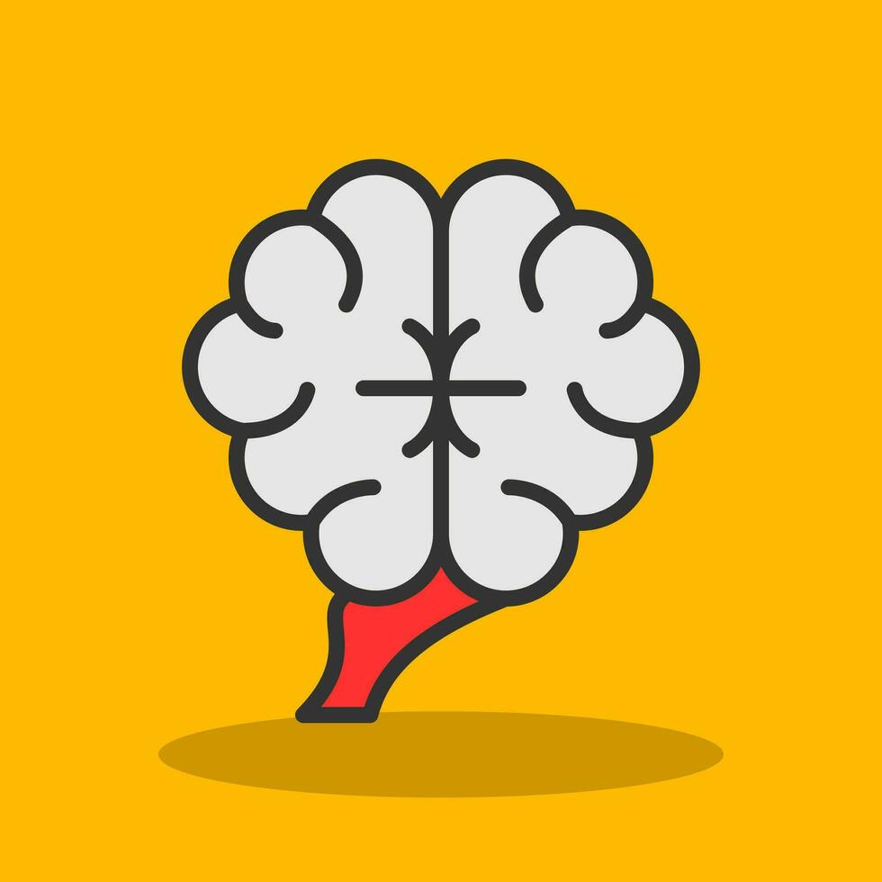 humano cerebro vector icono diseño