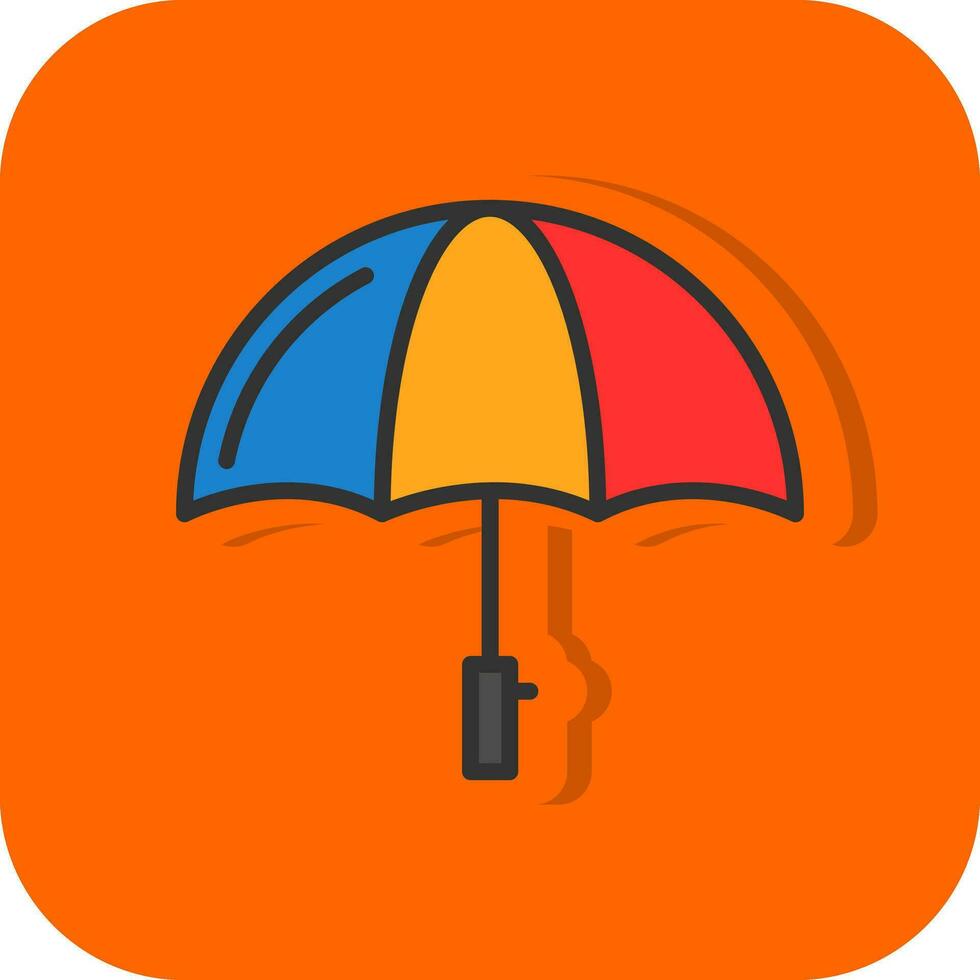 Umbrella Vector Icon Design