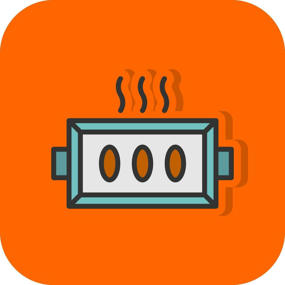 Baking tray Vector Icon Design