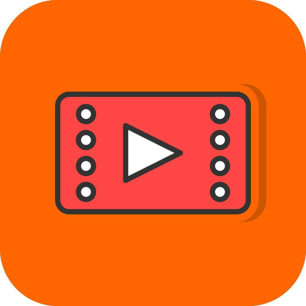 Video player Vector Icon Design