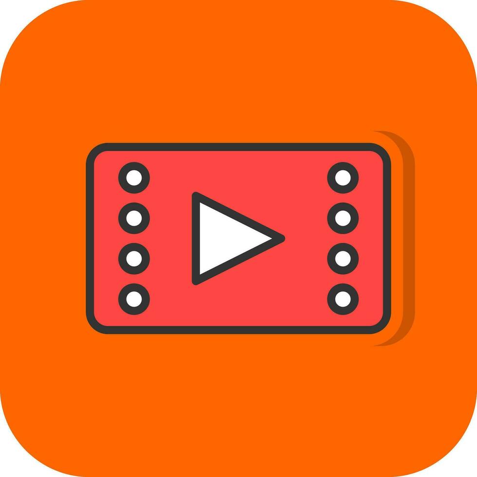 Video player Vector Icon Design