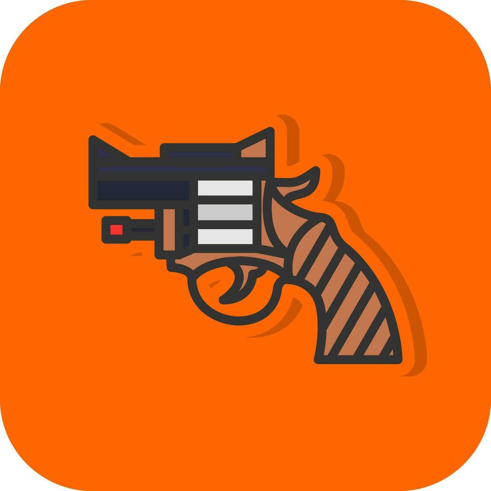 Revolver Vector Icon Design