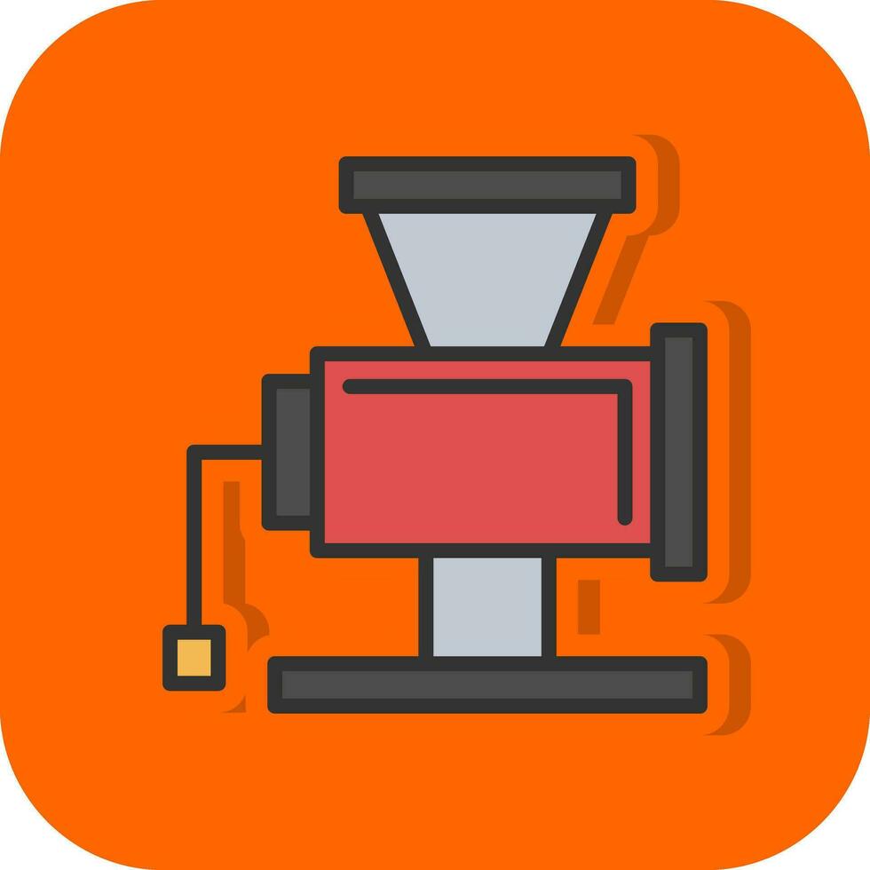 Meat grinder Vector Icon Design