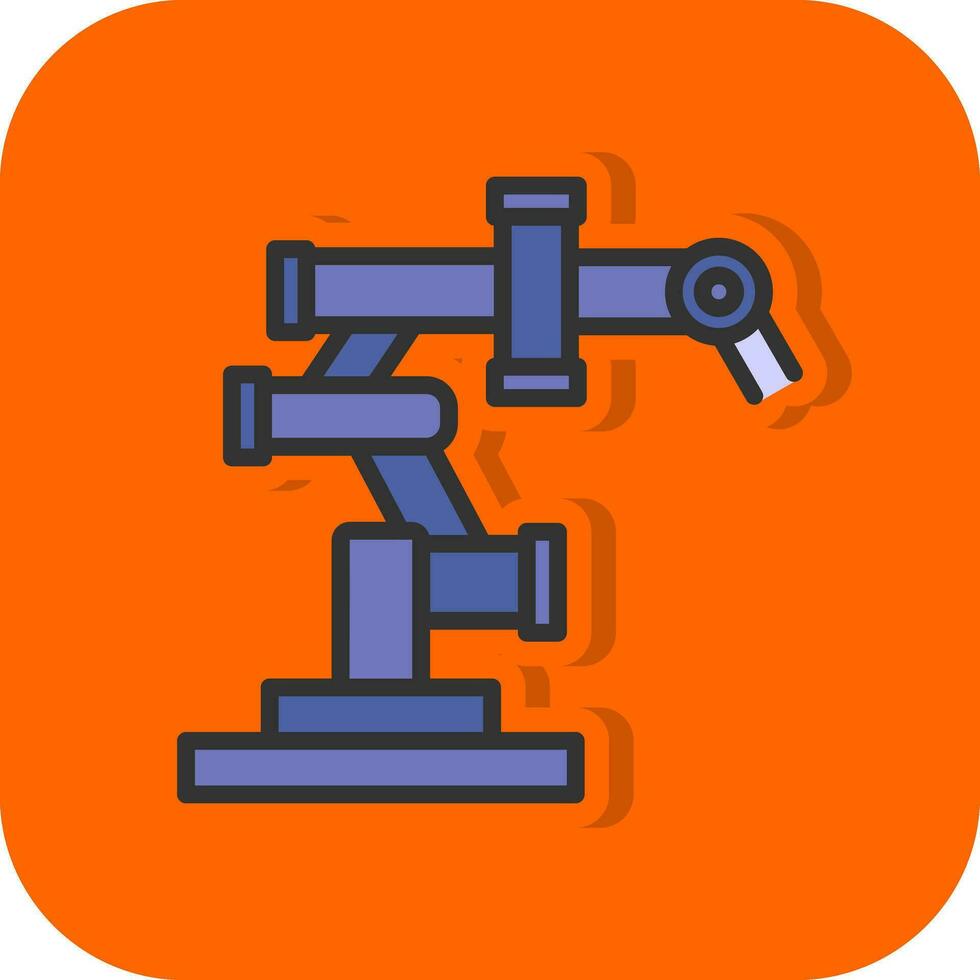 Robotic arm Vector Icon Design