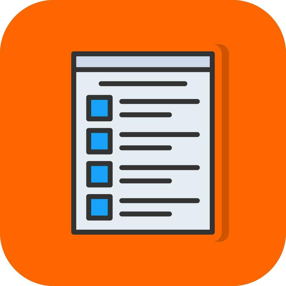 Checklist Vector Icon Design