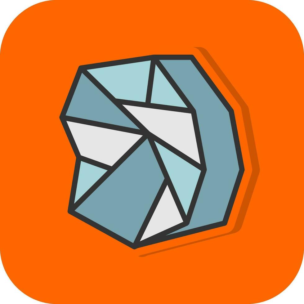 diseño de icono de vector de piedra