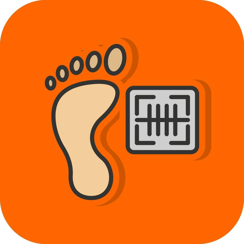 Footprint Vector Icon Design
