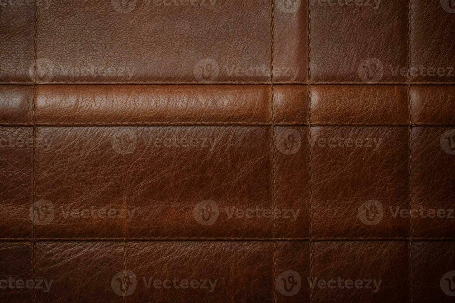 Brown leather texture background. AI generated photo