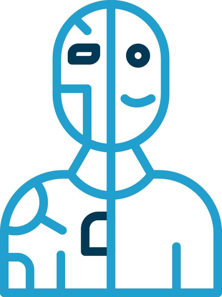 Humanoid Vector Icon Design