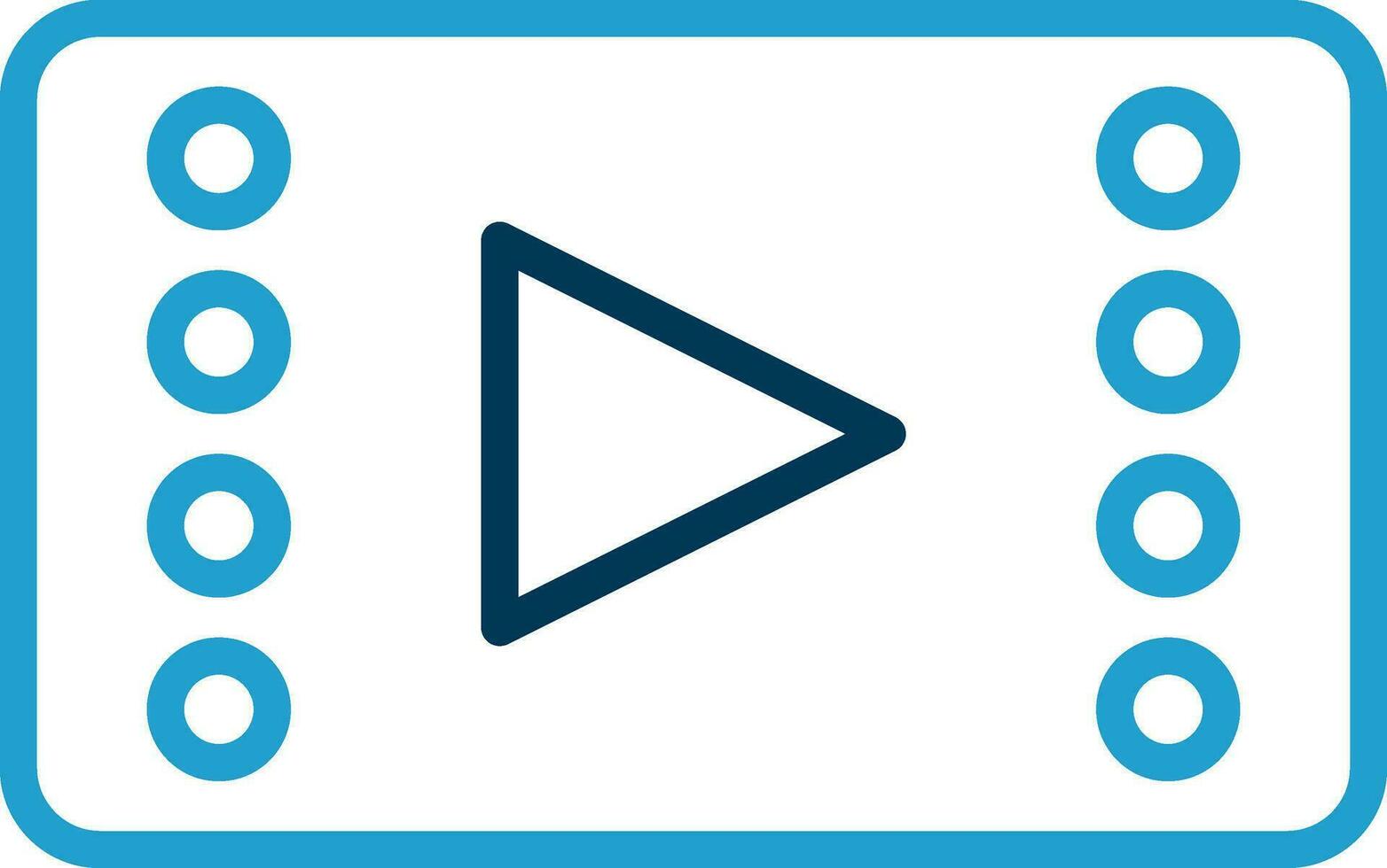 Video player Vector Icon Design