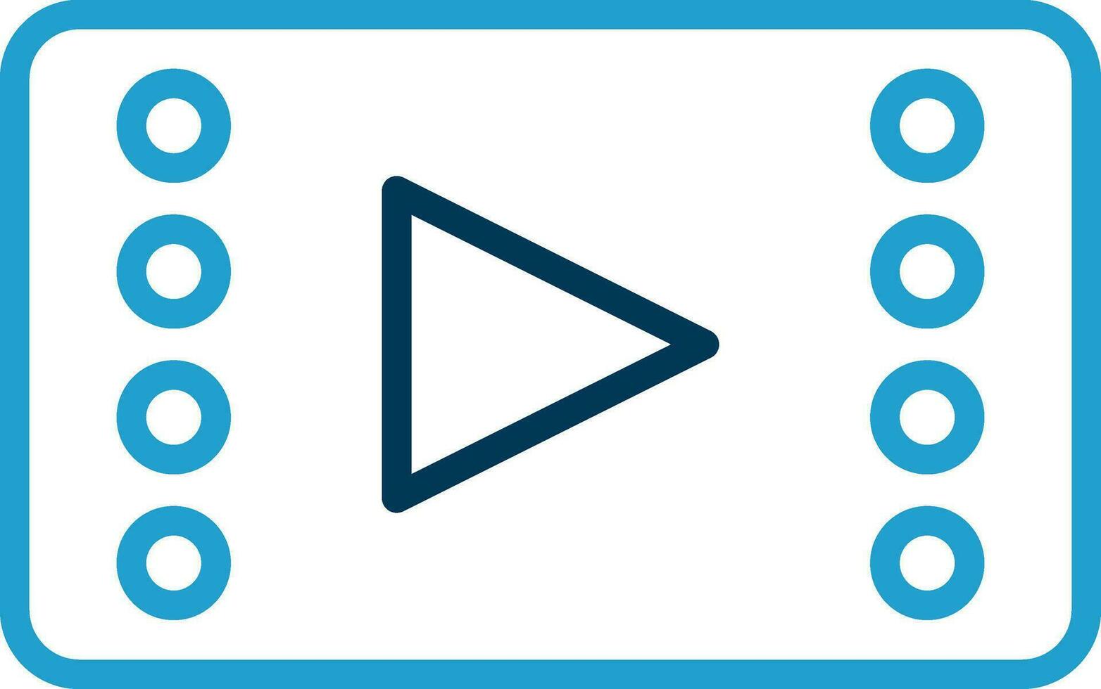 Video player Vector Icon Design