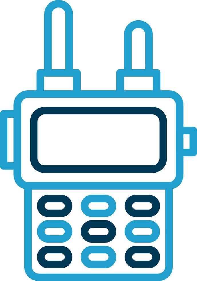 Walkie talkie Vector Icon Design