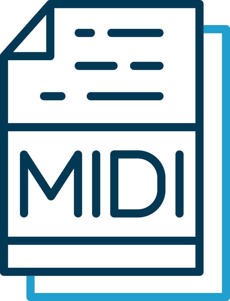 Midi Vector Icon Design