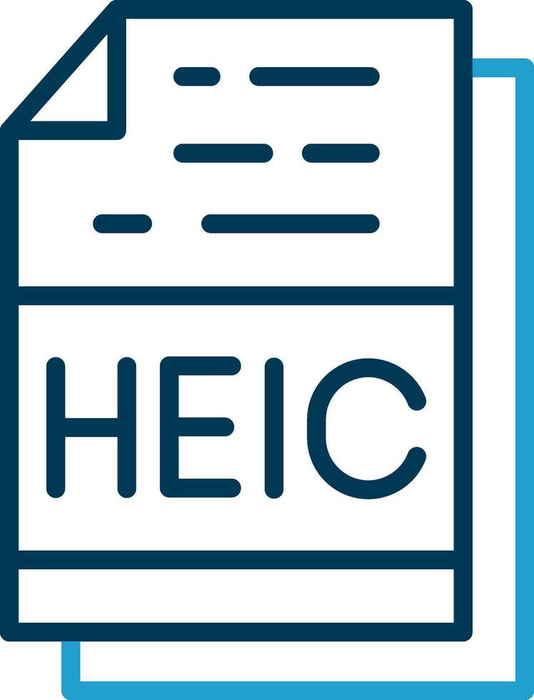 Heic Vector Icon Design