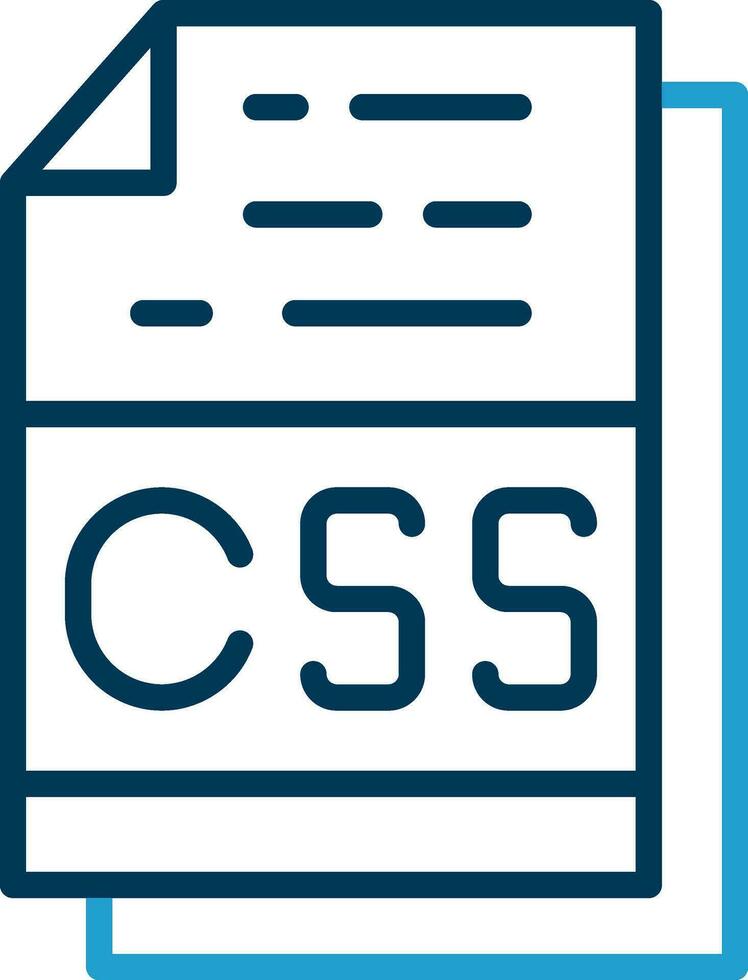 Css File Format Vector Icon Design