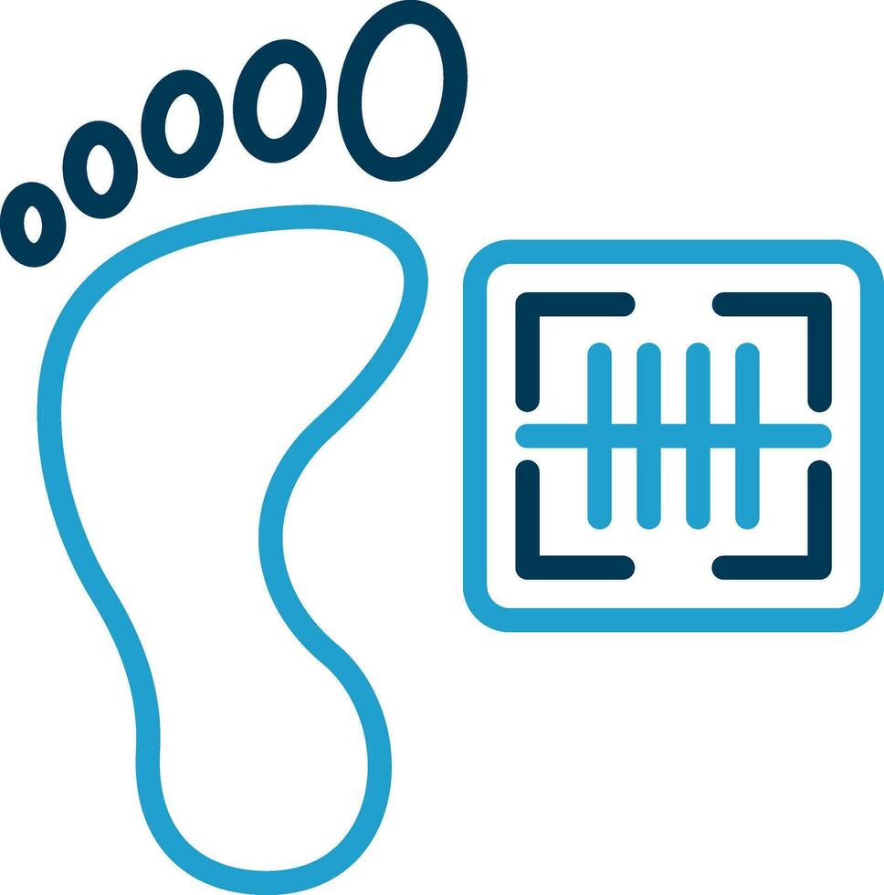 Footprint Vector Icon Design