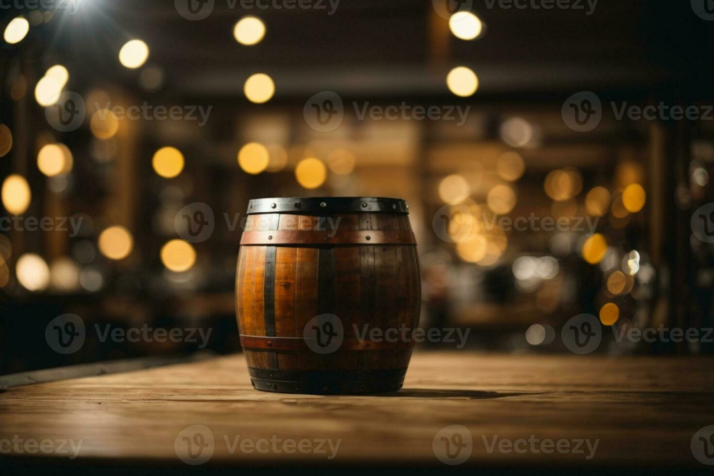 background of barrel. AI generated photo