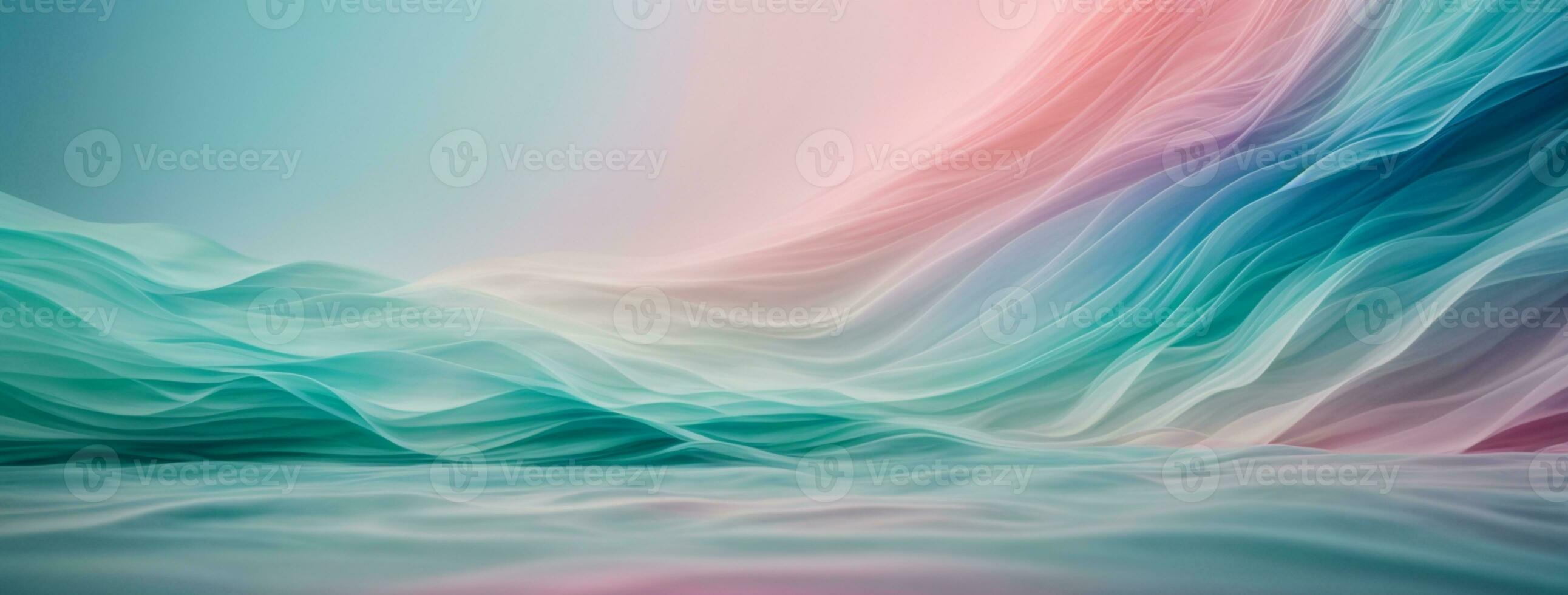 Light blue gradient abstract banner background. AI generated photo