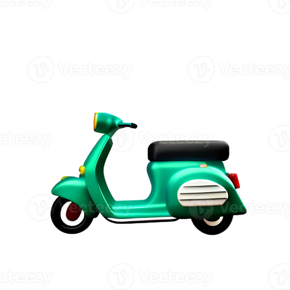 scooter cavalcata bicicletta ai generativo png