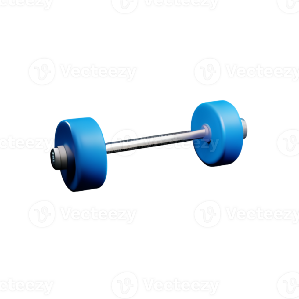 Dumbbell Fit Gym AI Generative png