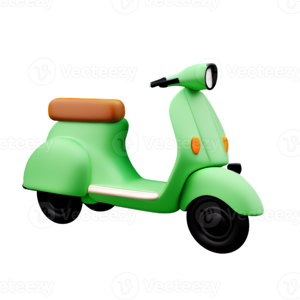 Scooter Ride Bike  AI Generative png
