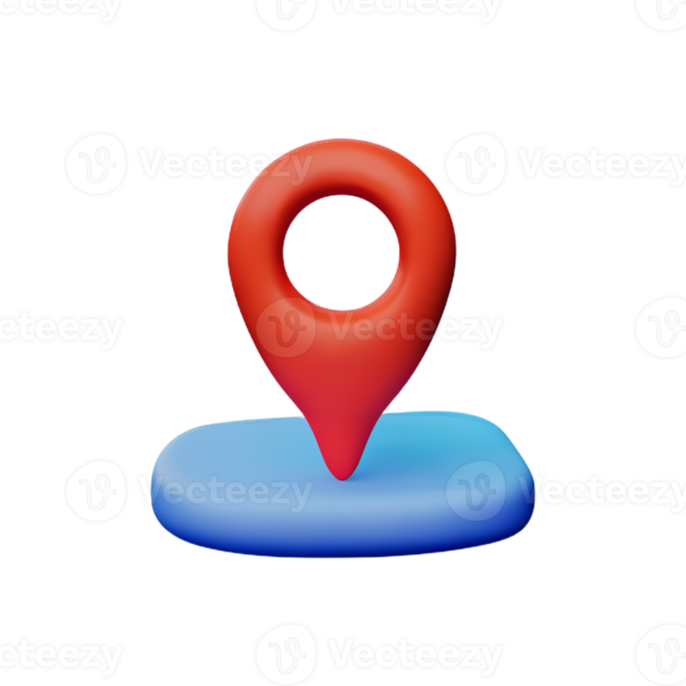 Icon Location Map AI Generative png