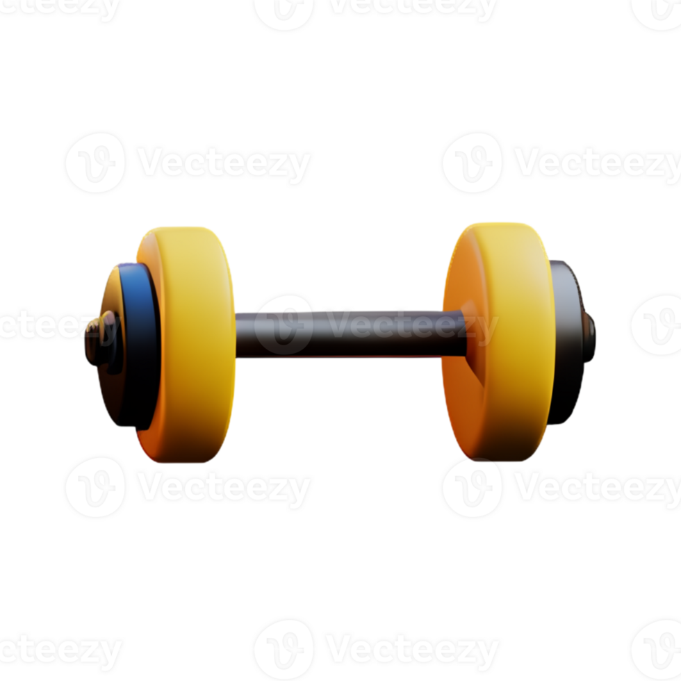 Dumbbell Fit Gym AI Generative png