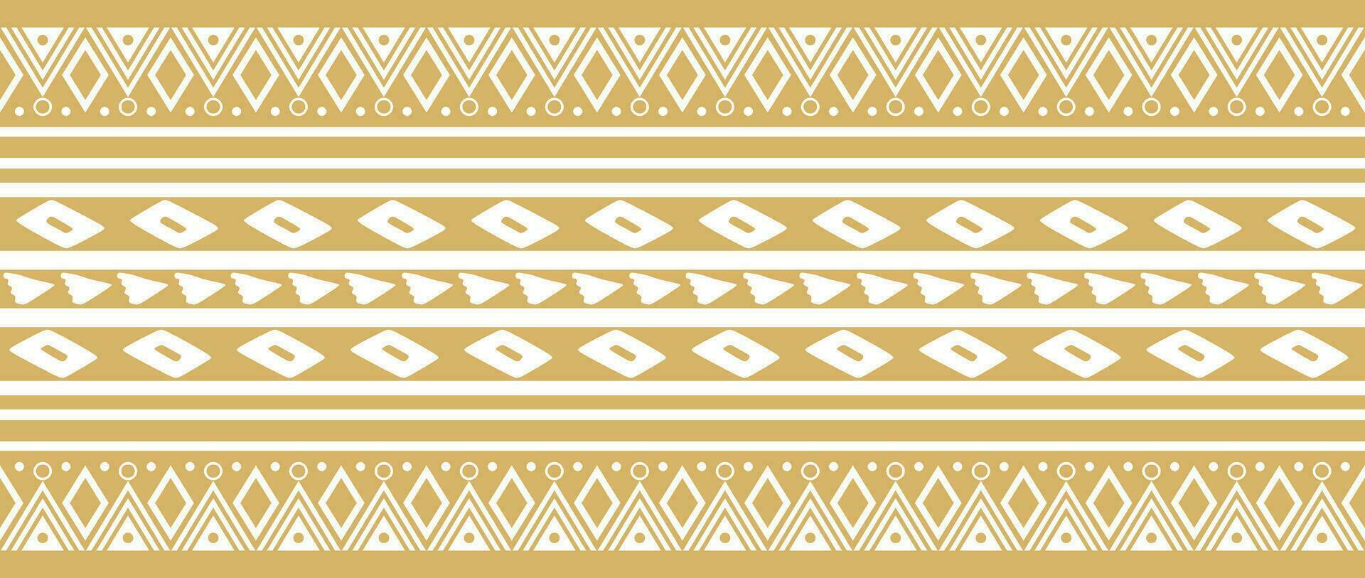 Vector golden seamless Indian patterns. National seamless ornaments, borders, frames. colored decorations of the peoples of South America, Maya, Inca, Aztecs. Print for fabric, paper, textile