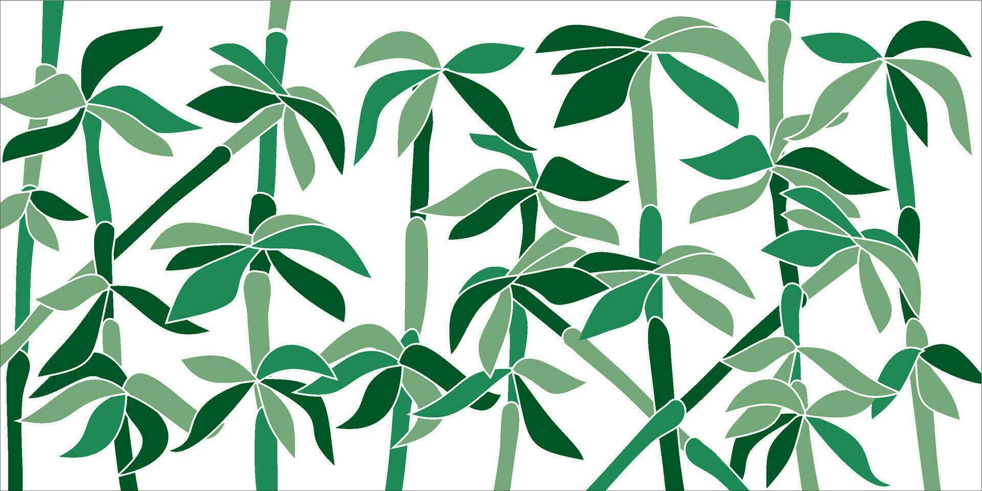vector plantilla bambú. contorno floral impresión dibujo. ventana travesaño para pintura