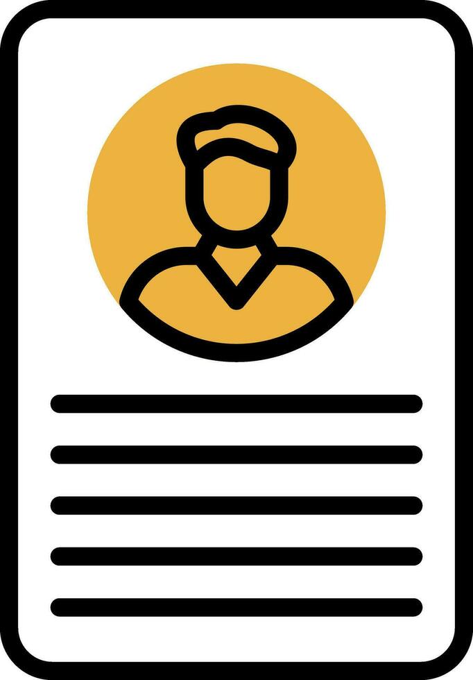 Profile Vector Icon Design