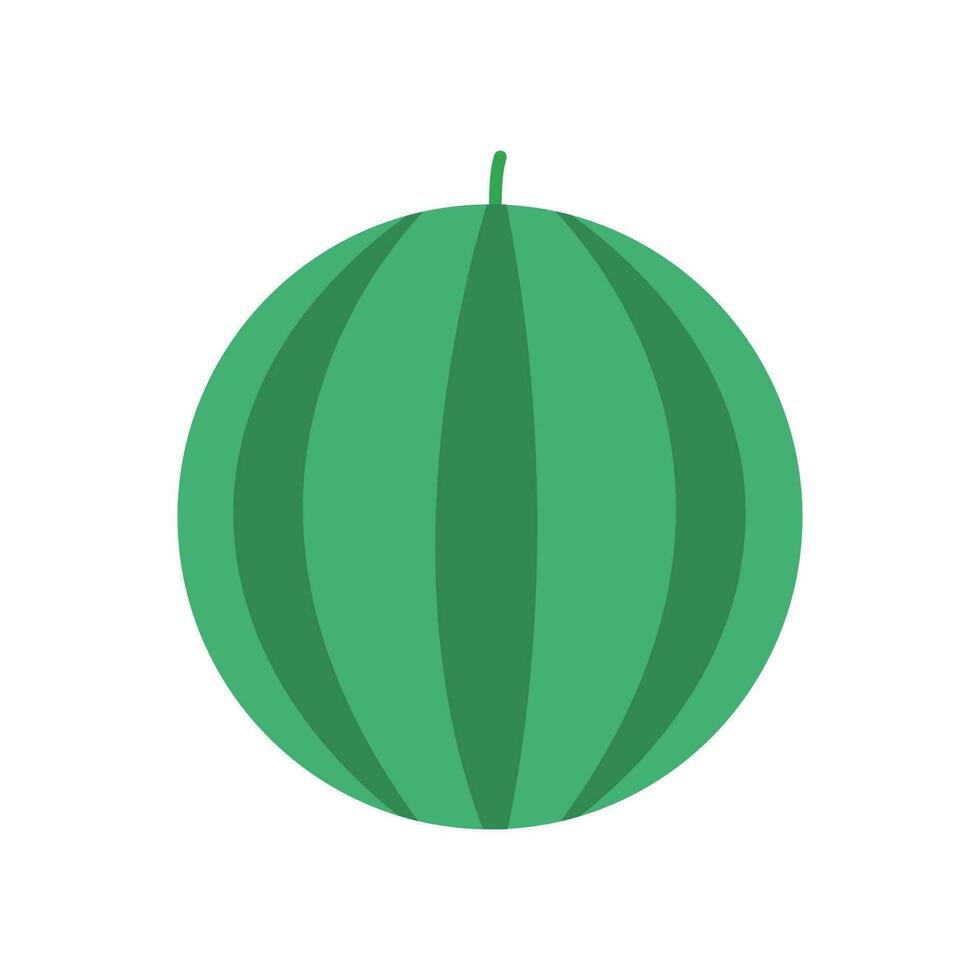 Watermelon icon vector, flat design illustration vector