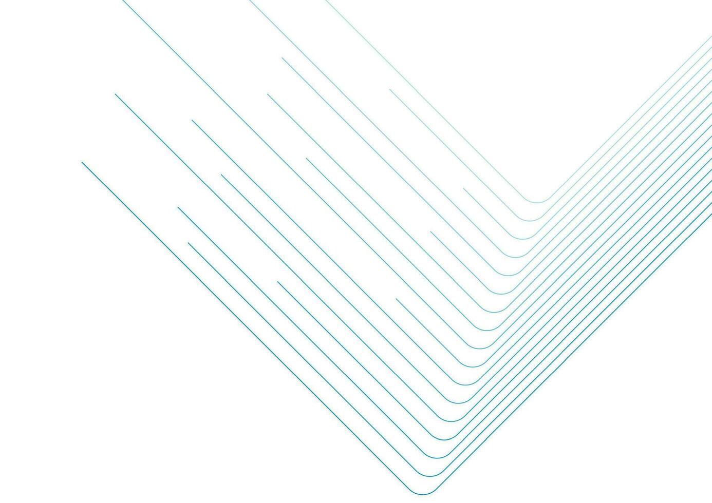 Blue white minimal lines abstract futuristic tech background vector