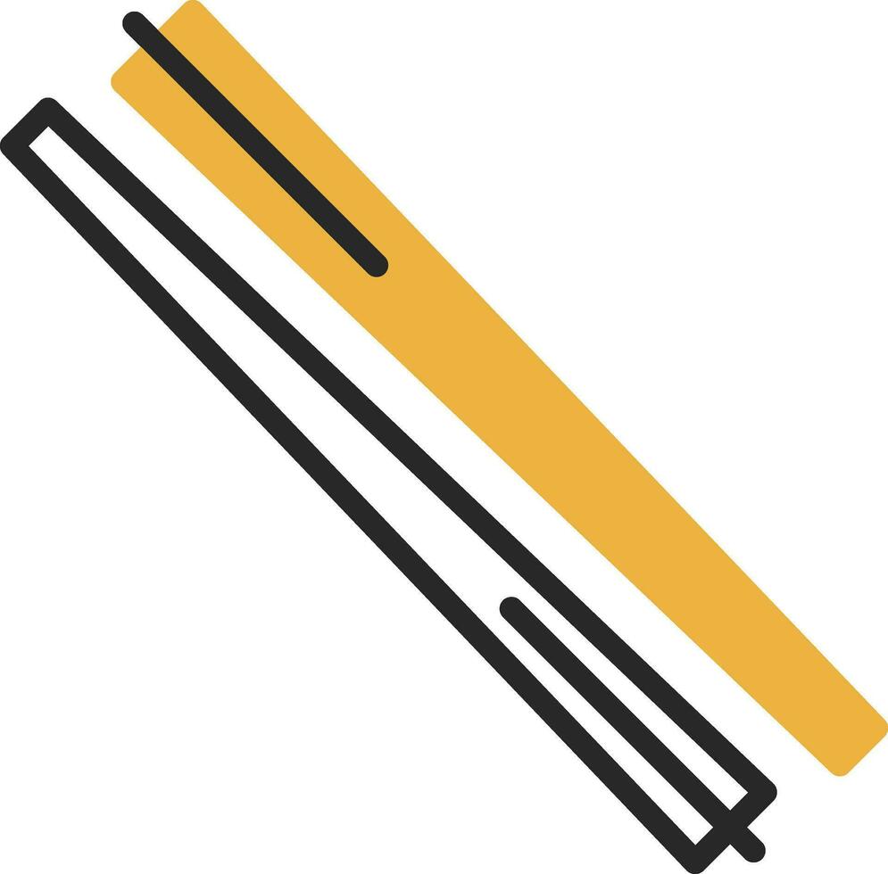 Chopsticks Vector Icon Design