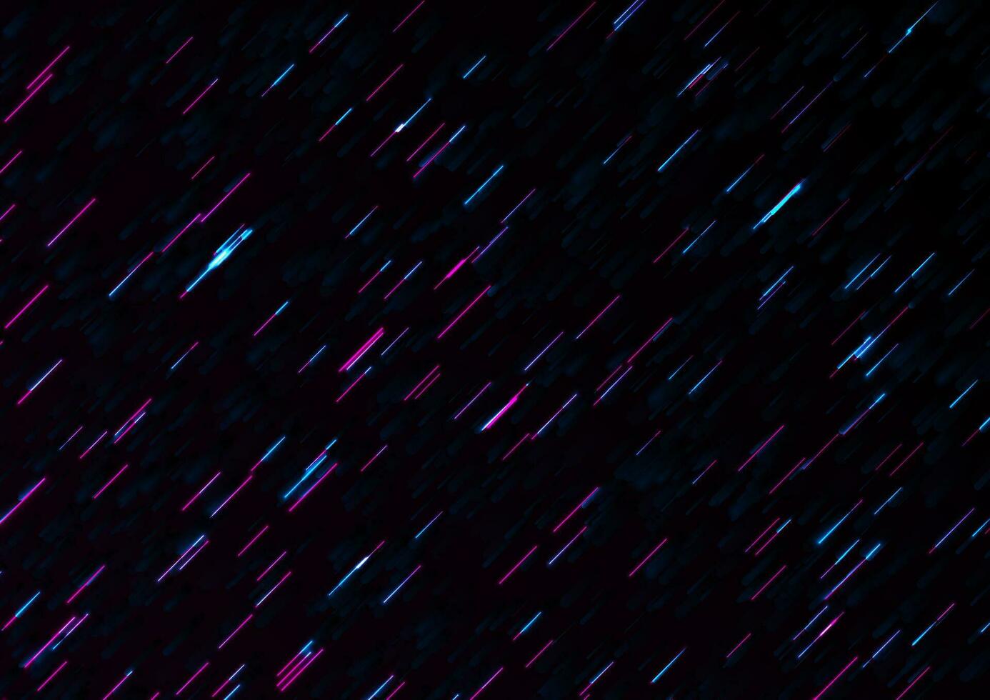Blue ultraviolet neon laser rain abstract background vector