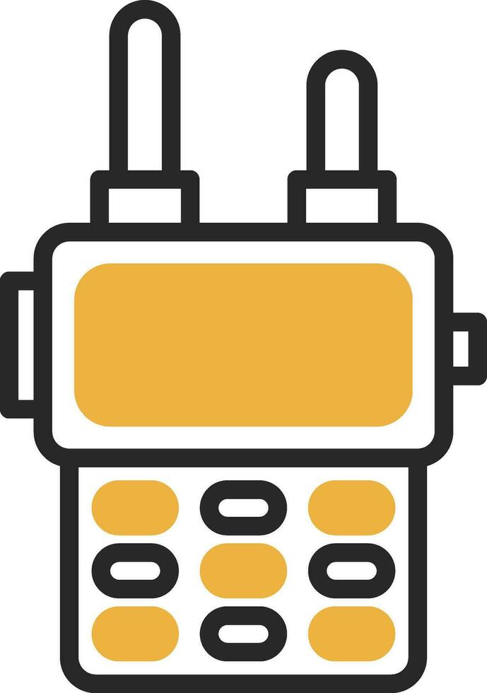 Walkie talkie Vector Icon Design