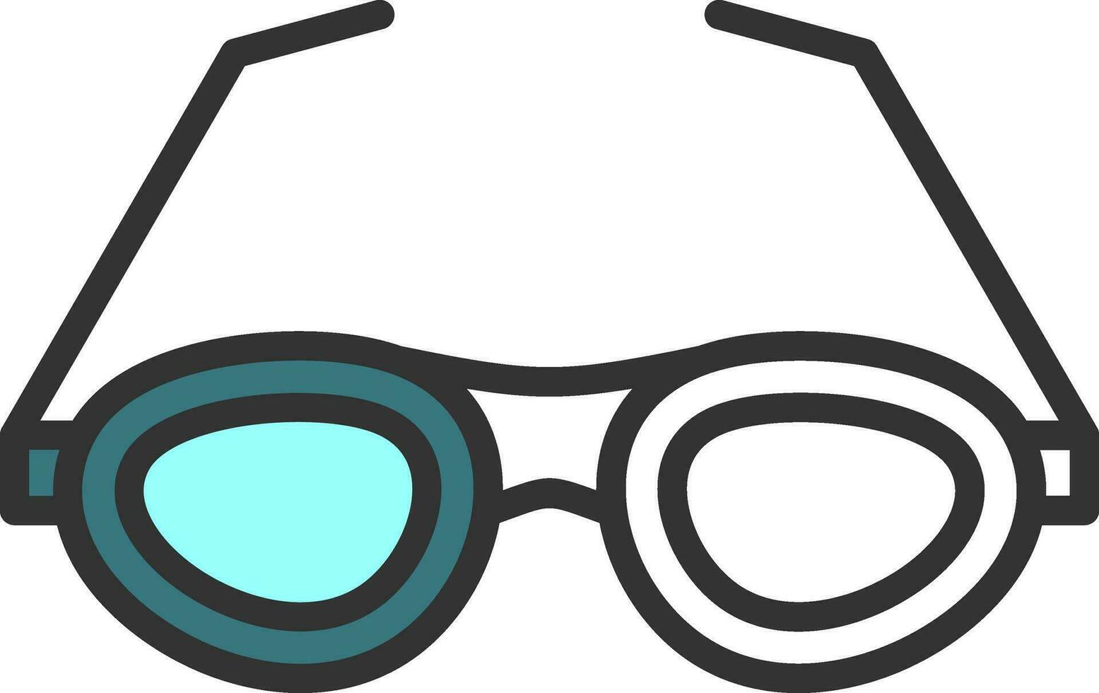 diseño de icono de vector de gafas