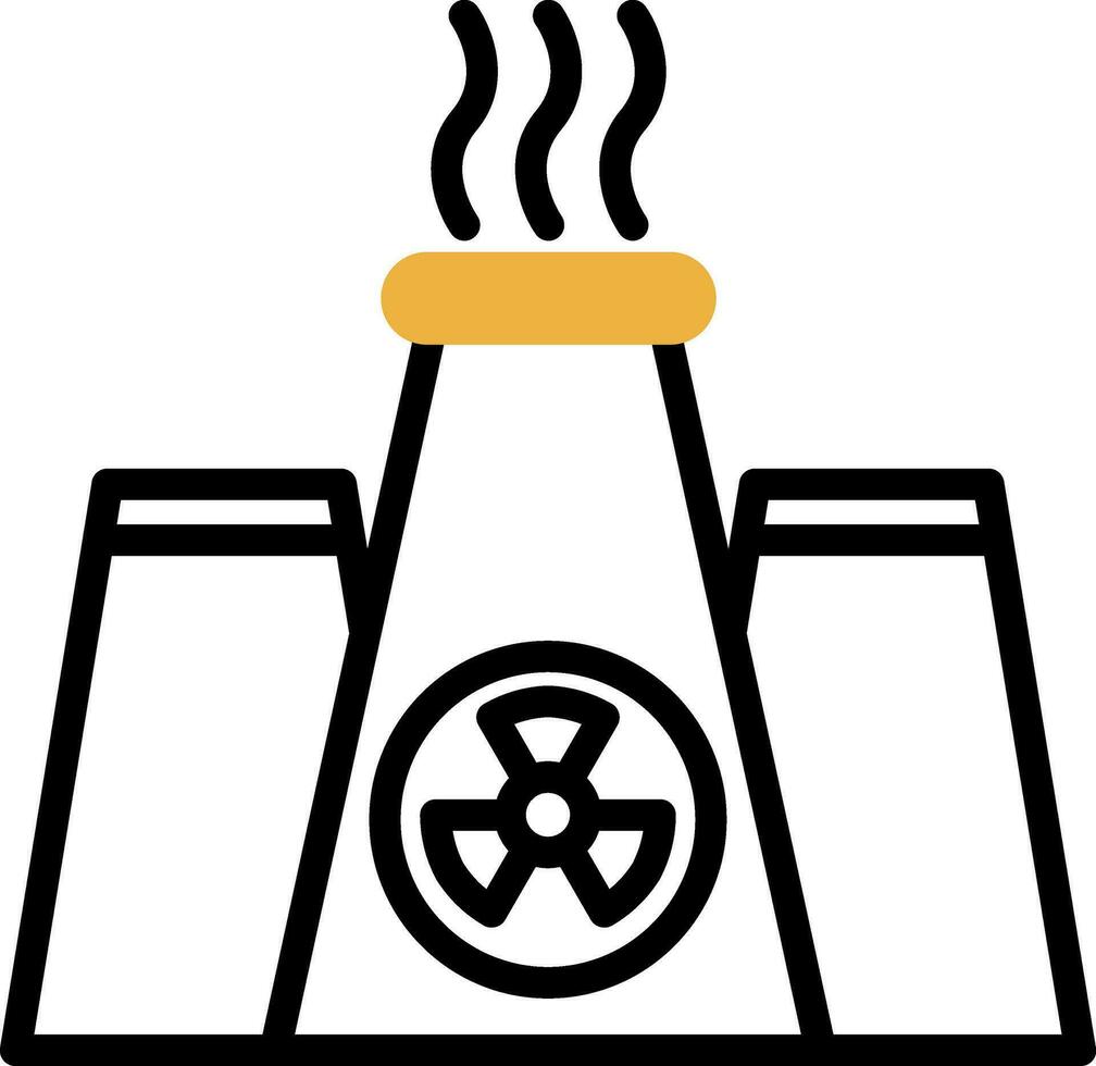 Nuclear energy Vector Icon Design