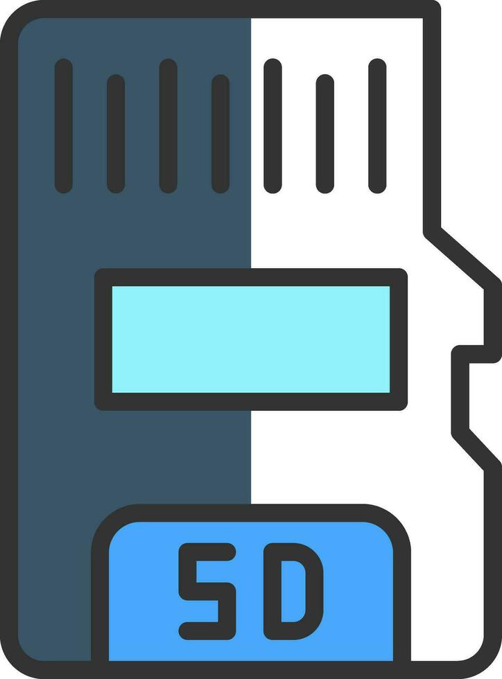 Sd card Vector Icon Design