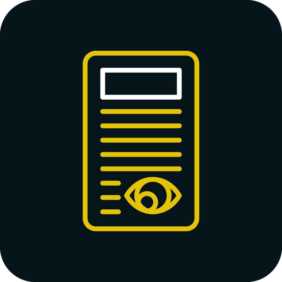 Views Vector Icon Design