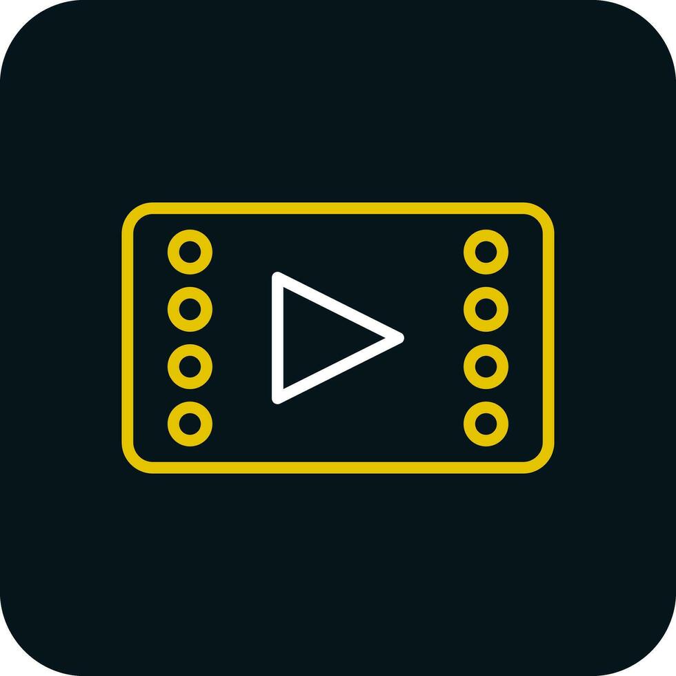 Video player Vector Icon Design