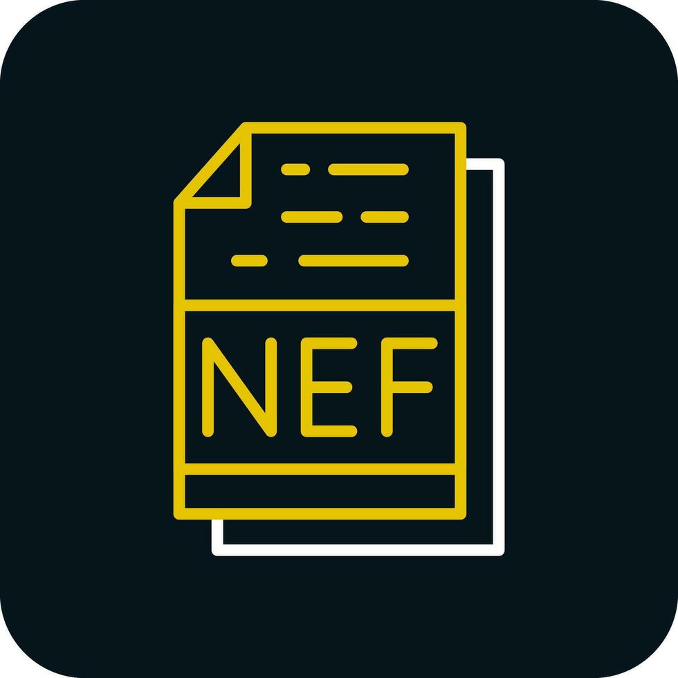 nef vector icono diseño